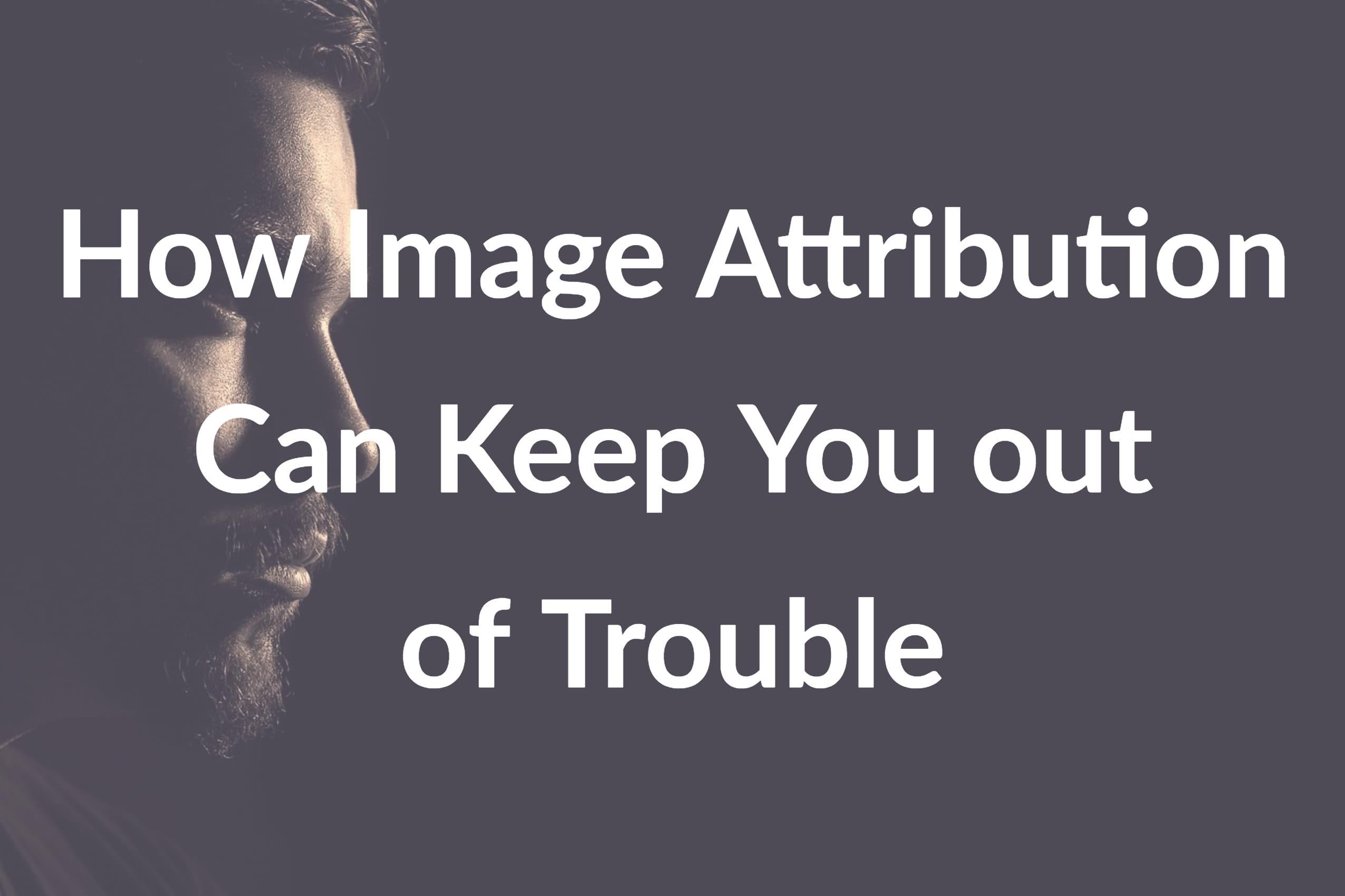 How Image Attribution Can Keep You out of Trouble