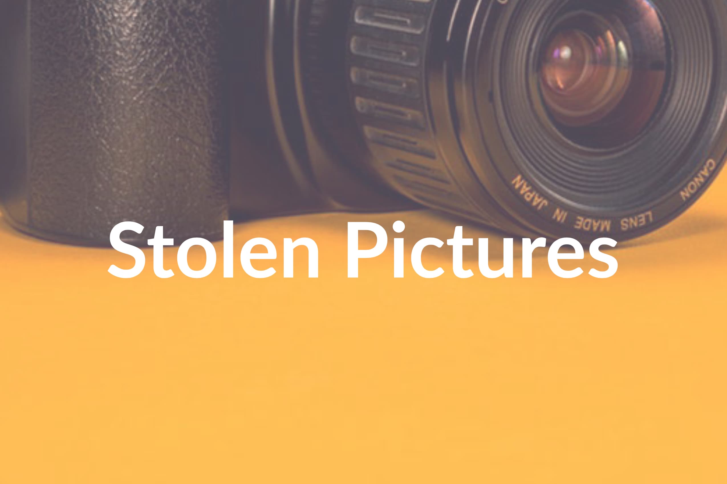 Stolen Pictures: 6 Way to Protect Your Work